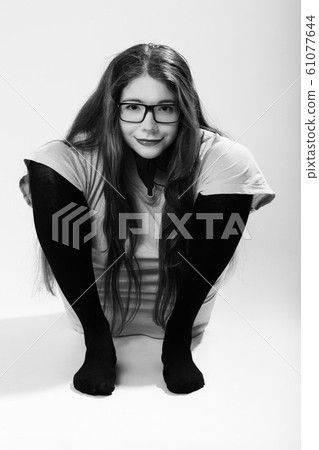 fun squat pose 61077644