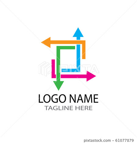 ARROW ILUSTRATION LOGO VECTOR TEMPLATE ARROW ILUSTRATION LOGO VECTOR TEMPLATE 61077879