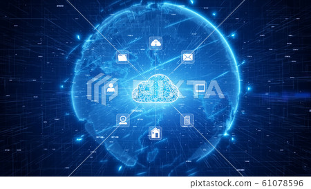 Secure Digital Data Network. Digital Cloud Secure Digital Data Network. Digital Cloud 61078596