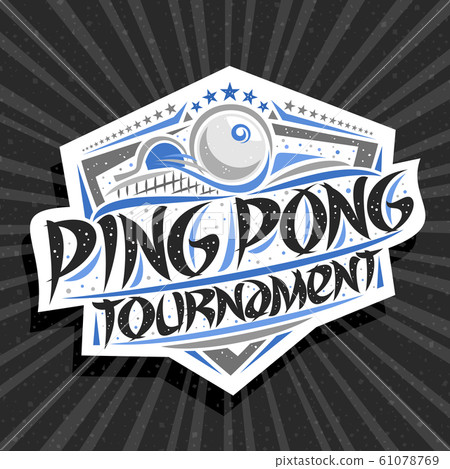 Vector logo for Ping Pong Tournament 61078769