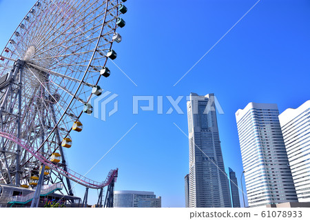 Reiwa 1st year Yokohama Minato Mirai scenery Reiwa 1st year Yokohama Minato Mirai scenery 61078933
