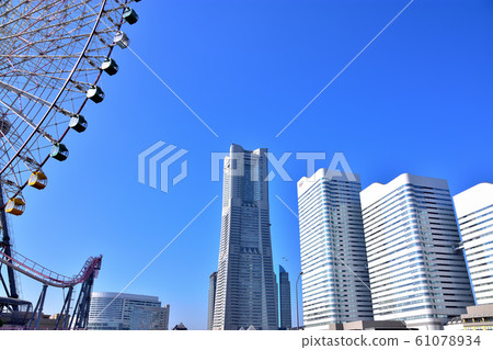 Reiwa 1st year Yokohama Minato Mirai scenery Reiwa 1st year Yokohama Minato Mirai scenery 61078934