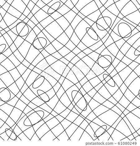 Seamless pattern composed of beautiful curves, - Stock Illustration ...