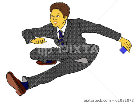 新員工男性越過障礙 新員工男性越過障礙 61081078