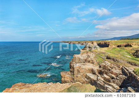 Beach cathedrals on the Bay of Biscay Beach cathedrals on the Bay of Biscay 61087193