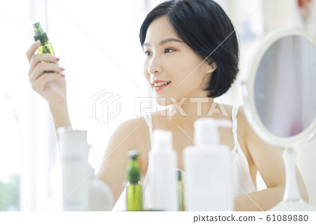 woman, make up, skin care, beauty woman, make up, skin care, beauty 61089880
