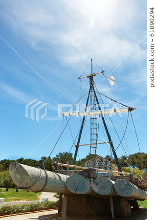 raft on a peninsula in Santander raft on a peninsula in Santander 61090294