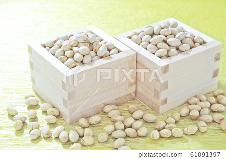Soybeans in a basin Soybeans in a basin 61091397