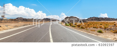 Road in the mountains Road in the mountains 61091597