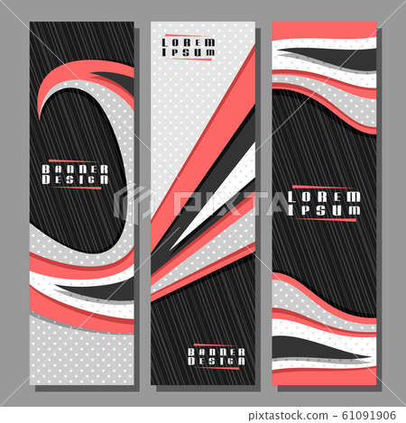 Vector set of vertical futuristic Banners Vector set of vertical futuristic Banners 61091906