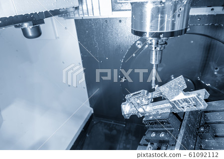 The 5-axis CNC milling machine. The 5-axis CNC milling machine. 61092112