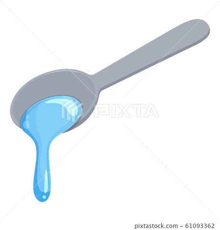 Illustration of thickened water _ medium 61093362