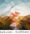 vector abstract irregular polygon background ochre 61095441
