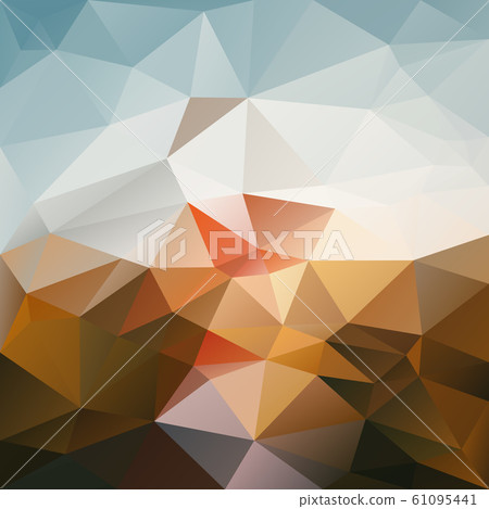 vector abstract irregular polygon background ochre vector abstract irregular polygon background ochre 61095441