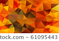 vector abstract polygon background orange 61095443