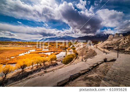 Himalayan mountain landscape along Leh 61095626