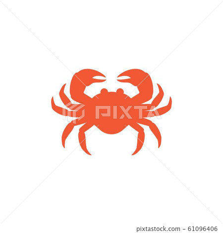 Crab vector icon illustration 61096406