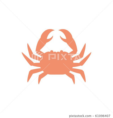 Crab vector icon illustration 61096407