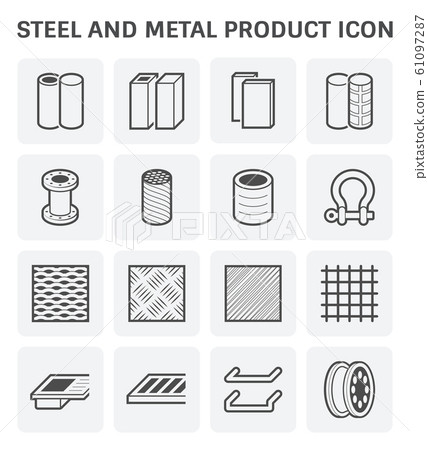 steel and metal - Stock Illustration [61097287] - PIXTA