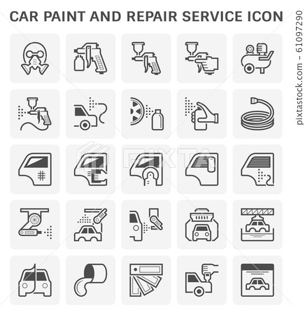 car paint icon 61097290