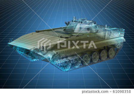 model of battle infantry fighting vehicle 61098358