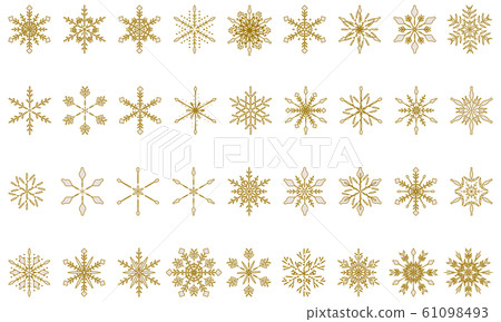 Snowflake gold Snowflake gold 61098493