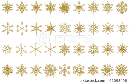 Snowflake gold Snowflake gold 61098496