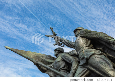 Monument to 1200 guardsmen. The first memorial, perpetuating the feat of Soviet soldiers who died in World War II Monument to 1200 guardsmen. The first memorial, perpetuating the feat of Soviet soldiers who died in World War II 61098704