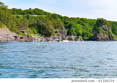 Noto Kongo's coast seen from a pleasure boat Noto Kongo's coast seen from a pleasure boat 61100254