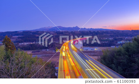 Kanetsudo和赤城山1的日落 Kanetsudo和赤城山1的日落 61100393