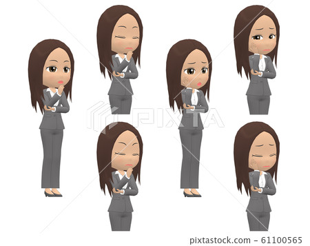 [困擾]黑人婦女西裝直斜 61100565