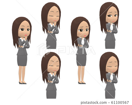 [困擾]黑人婦女西裝直斜 61100567