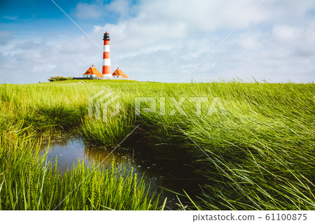 Westerheversand lighthouse, North Sea, Germany 61100875