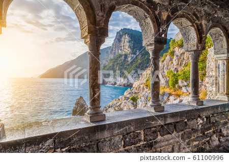Church of St. Peter in Porto Venere, Ligurian Coast, province of La Spezia, Italy Church of St. Peter in Porto Venere, Ligurian Coast, province of La Spezia, Italy 61100996