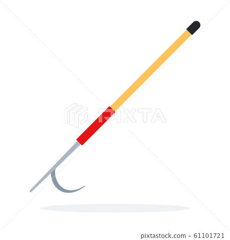 Fire gaff metal flat vector Fire gaff metal flat vector 61101721
