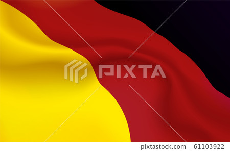 background germans flag in folds tricolour frg stock illustration 61103922 pixta pixta