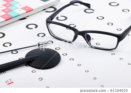 Visual acuity test table Landolt Visual acuity test table Landolt 61104035