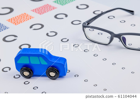 Visual acuity test table Landolt Visual acuity test table Landolt 61104044