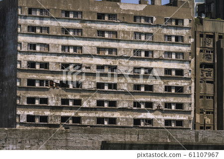 長崎世界遺產軍官島的廢墟 61107967