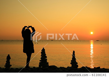 Winter sea, coast scenery, sea Winter sea, coast scenery, sea 61108141