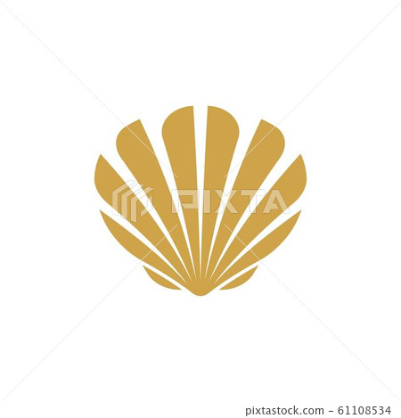 Shell vector icon illustration 61108534