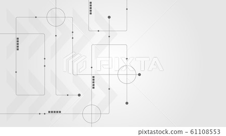 Abstract geometric connect lines and dots.Simple technology graphic background.Illustration Vector design Network and Connection concept. Abstract geometric connect lines and dots.Simple technology graphic background.Illustration Vector design Network and Connection concept. 61108553