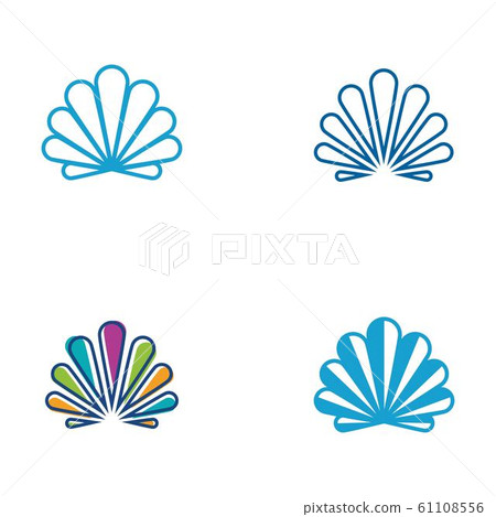 Shell vector icon illustration 61108556