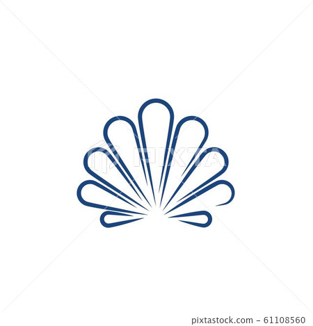 Shell vector icon illustration 61108560