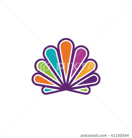 Shell vector icon illustration 61108564