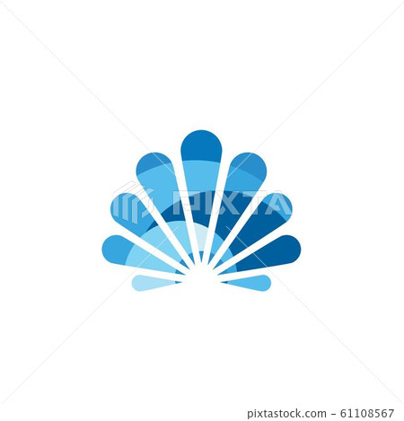 Shell vector icon illustration 61108567
