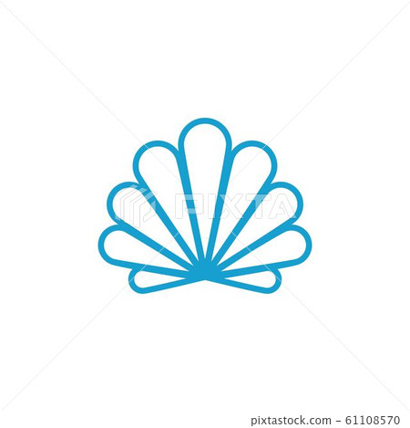 Shell vector icon illustration 61108570