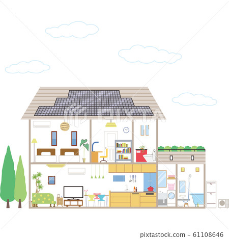 Solar power house Solar power house 61108646