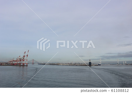 Kinjo Wharf whole view from the sea 61108812