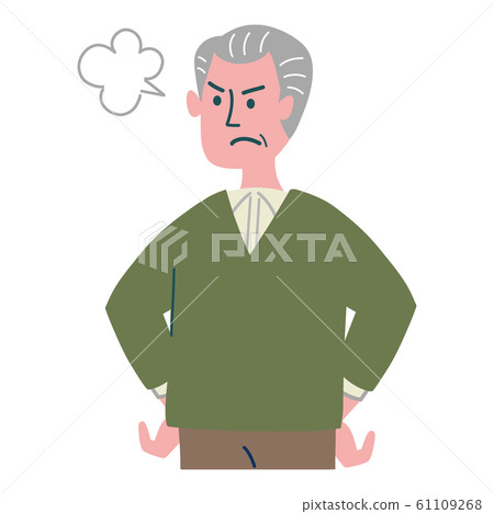 老人爺爺生氣 61109268